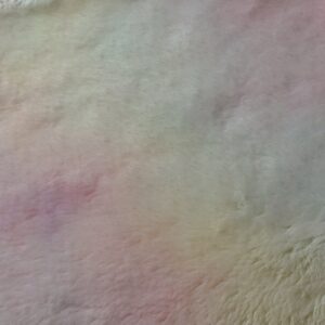 Pastel rainbow fluffy minky